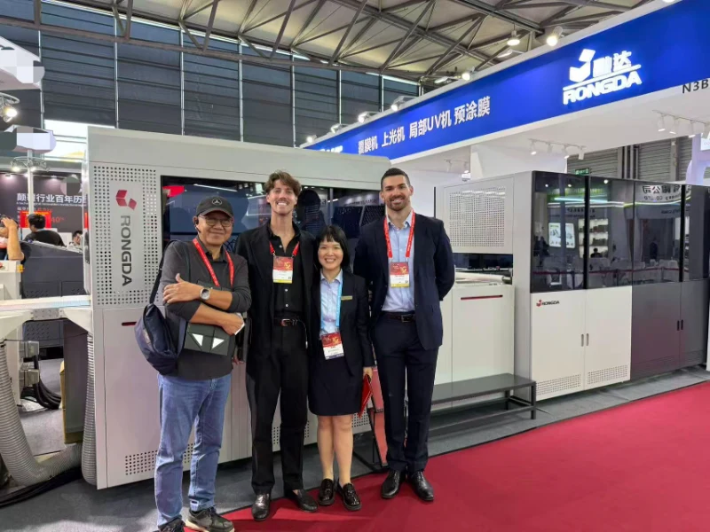 Rongda Packaging at All in Print China 2026: пряма демонстрація BFM1000 Automatic Case Maker